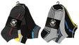 Men's Cushioned Athletic Low Cut Socks w/ Arch Support - Urban Sport Prints - 3-Pair Packs
