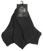 Men's Black Cushioned Athletic Low Cut Socks - 3-Pair Packs