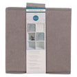 2 Pack 11.5 " Gray Foldable Fleece Cube Storage Organizer