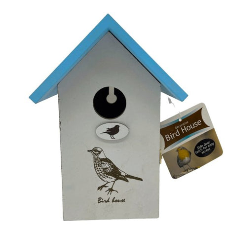 Bird House Feeder with Side Door Latch