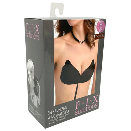 Special Shape Bra and Pasty Combo Pack in Coffee Color in Assorted Cup Sizes