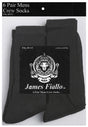 Men's Black Athletic Crew Socks - Size 10-13 - 6-Pair Packs