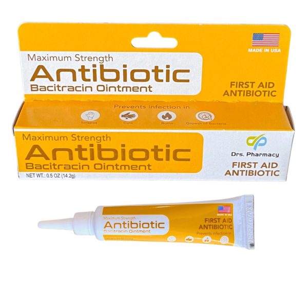 Drs. Pharmacy 0.5oz Maximum Strength Antibiotic Bacitracin Ointment