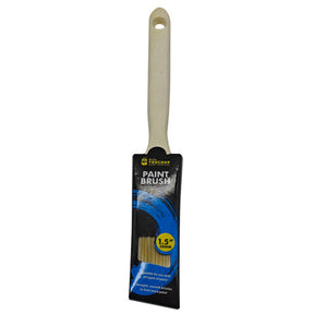 1.5" Varnish Handle Angled Wall Paint Brush for Latex and Water Based Paint