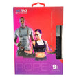 Motag Fitness 9 Foot Adjustable Length Speed Jump Rope in Gray and Black