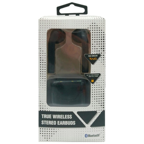 Wireless Gear True Wireless Earbuds in Black