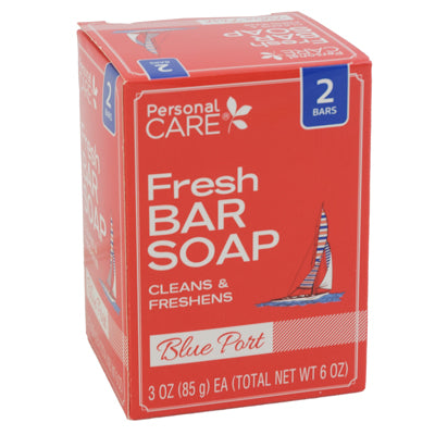Soap 2pk Fresh 3oz Bar Boxed Personal Care