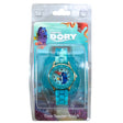 Finding Dory Watch with Pink Coral Striped Strap with Nemo and Dory in Clamshell Pack