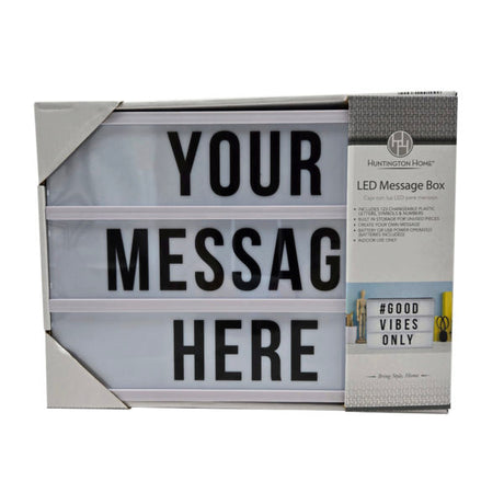 Customizable LED Light Up Message Box
