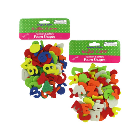 Numbers & Letters Foam Shapes Set