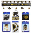 Graduation Party Decor 6ast Black/gold Banner/garland/swirl/centerpiece