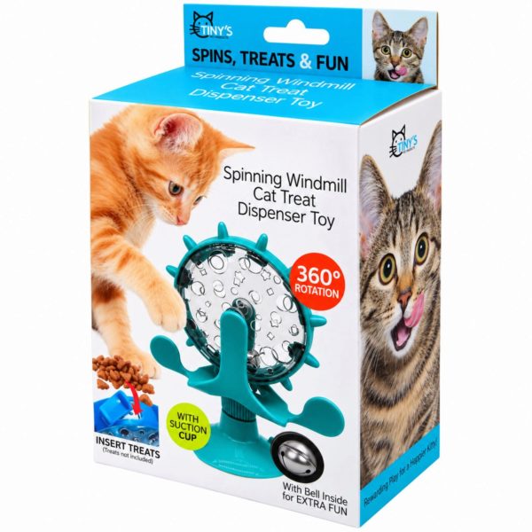 Suction-Cup Rotating Spinning Cat Toy