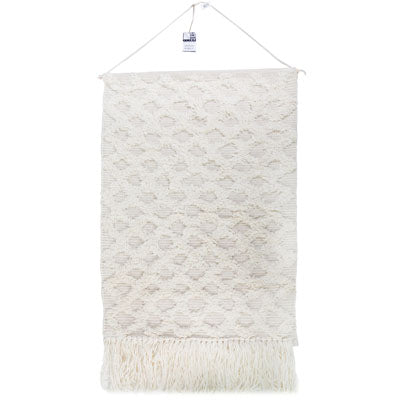 Wall Hanging 30x50 Tapestry Fringe Grid  60%wool/20%cotton/20%polyester (17.00)