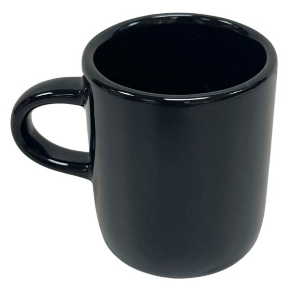 3oz Black Ceramic Espresso Cup