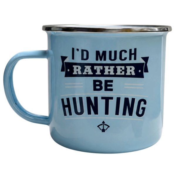 Top Guy Enamel Mug with Hunting Design