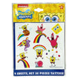 Her Accessories Nickelodeon Spongebob Squarepants 36 Piece Temporary Tattoos