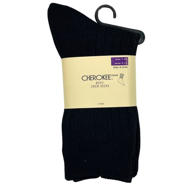 Cherokee 2 Pair Boys' Crew Socks