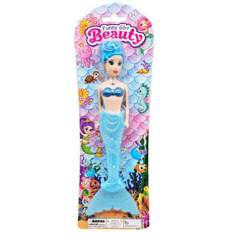 9.25" Mermaid Doll in Assorted Colors