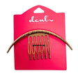 DCNL Gold Curved Metal Comb