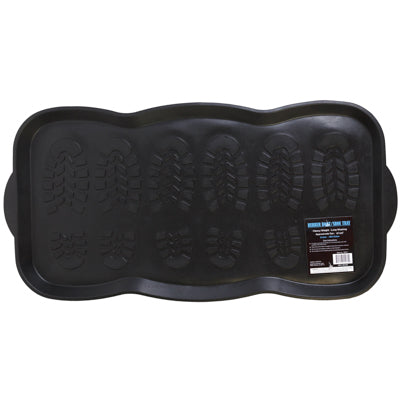 Rubber Shoe/boot Tray 16x32 Black Packed In White Bale Ref #ws928