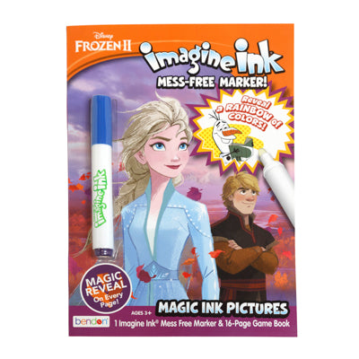 Imagine Ink Frozen 2 Magic Ink Color Book W/marker Pp$7.99
