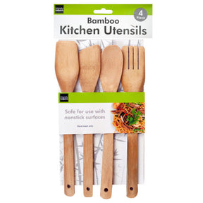 4 Piece Bamboo Tools