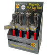 Telescoping Magnetic Flashlight Pickup Tool in Countertop Display