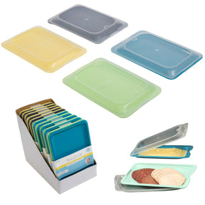 Food Storage Container 2pk Deli Meat/sliced Cheese 9.72x6.57x10.6in/12pc Pdq