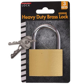 60MM Heavy Duty Brass Padlock