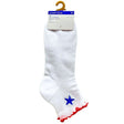 Happy Value Star Embroidered Anklet Socks in Sizes 4-10
