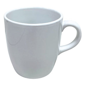 12oz White Ceramic Mug