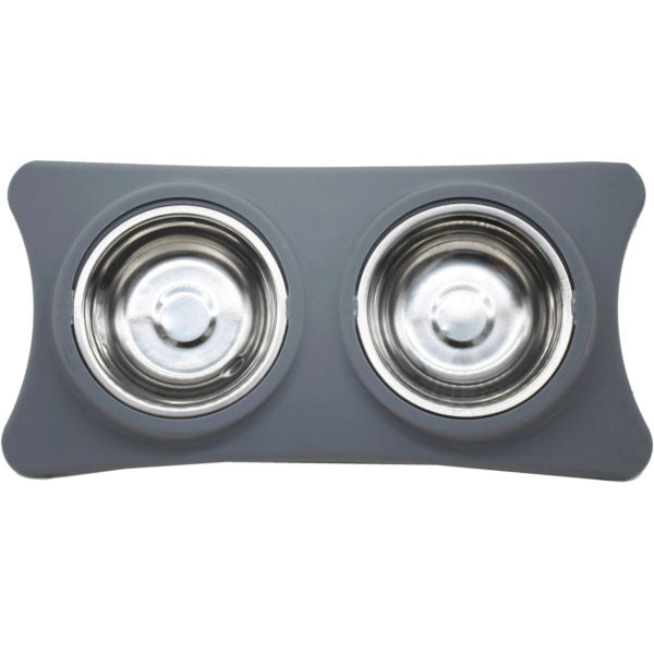 2 Bowl Easy Clean Pet Feeding Station