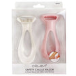 Celavi Safety Callus Razor in Pink and White