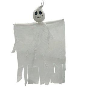 25 x 16" Hanging Halloween White Ghost Decoration