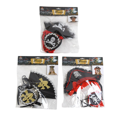 Pirate Headband W/eyepatch Set 3ast/pbh Age 14+
