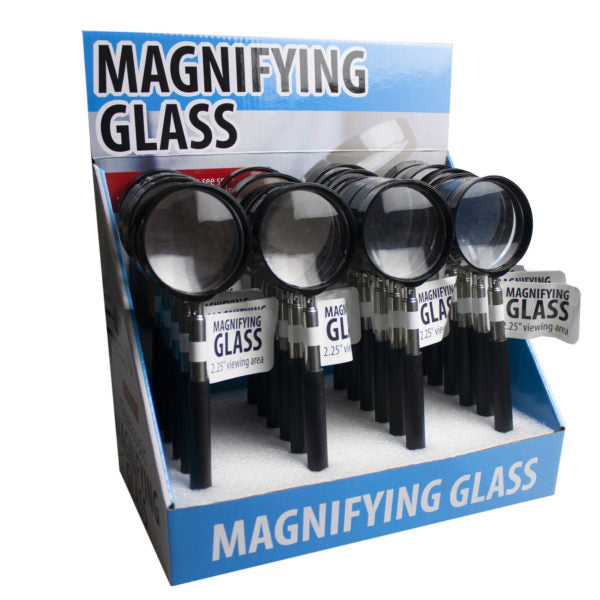 Extendable 5x Magnifier with Telescoping Handle Countertop Display