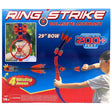 FunWares Red and Blue Ring Strike Bow Launcher with 4 Whistling Arrows