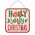 Holly Jolly Christmas Festive Wall Home Decor