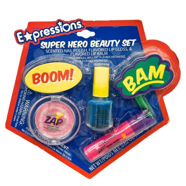 Kids Super Hero Theme Beauty Set with Lip Balm