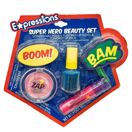 Kids Super Hero Theme Beauty Set with Lip Balm