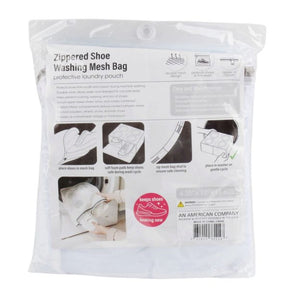 Shoe Washing Mesh Bag with Zipper Protective Net Pouch