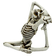 5" Yoga Skeleton In One-Legged King Pigeon Pose Sculpture Decor