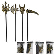 Weapons Cosplay Prop Staff Gold K/d Pack 4ast Plastic 45in L Asst Styles / Pbh