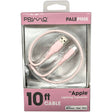 PRIMO 10 Foot MFI iPhone Lightning Cable in Light Pink