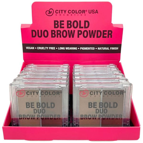 Be Bold Duo Brown Powder in Taupe in PDQ Display
