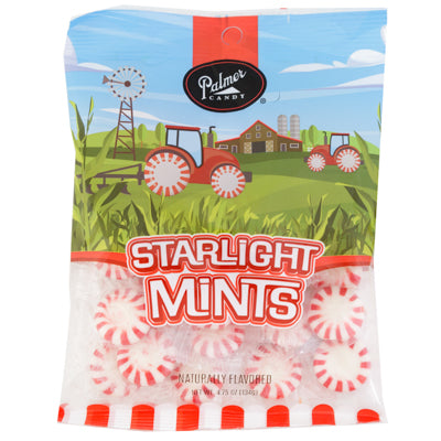 Palmer Candy Starlight Mints 4.75 Oz Peg Bag