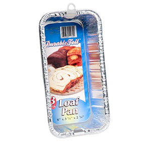 Aluminum Loaf Pan 3 Pack8 X 3.75 X 2.375 Bulkpack