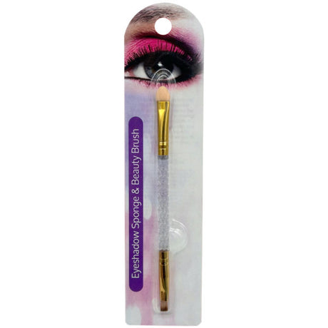 Double-Sided Eyeshadow Sponge and Beauty Brush
