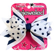 Bejeweled Polkadot Hair Bow