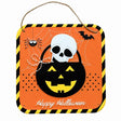 Happy Halloween Jack-O’-Lantern Skull Decorative Plaque